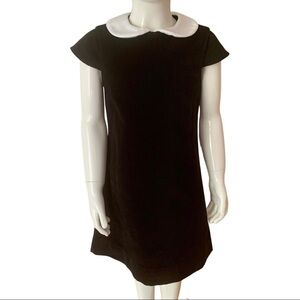BUSY BEES Black Velvet Shift Dress Special Occasion Holiday Party Classic Size 5